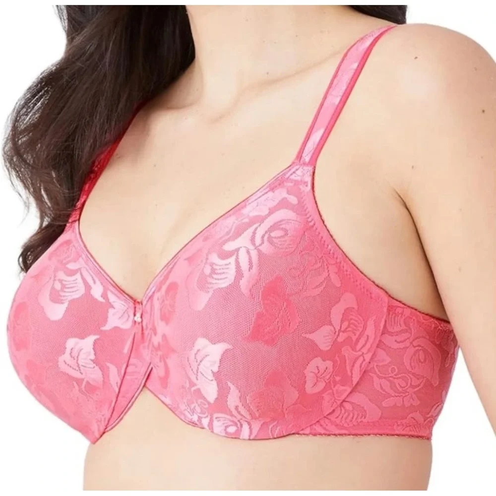 Wacoal Awareness‎ Underwire Bra 85567 Pink Floral Lace 36DDD